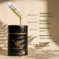 The Family Pantry Pack | MGO 150+ Trio Bundle from Aussie Qbee, featuring premium Australian Manuka honey in a stylish black container.