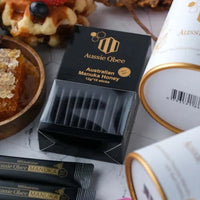 Manuka Honey MGO 300+ 360g packaging with sachets displayed for therapeutic wellness.